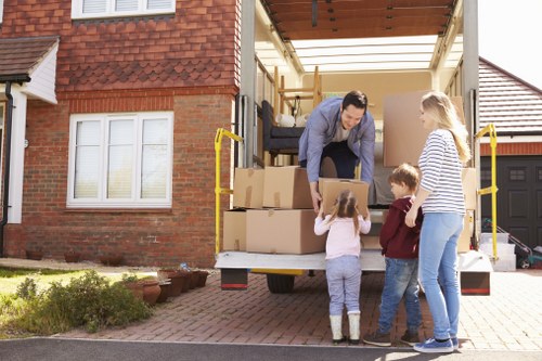 Professional removalists preparing for a move in Lewisham