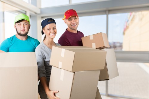 Lewisham Removals team preparing for a move