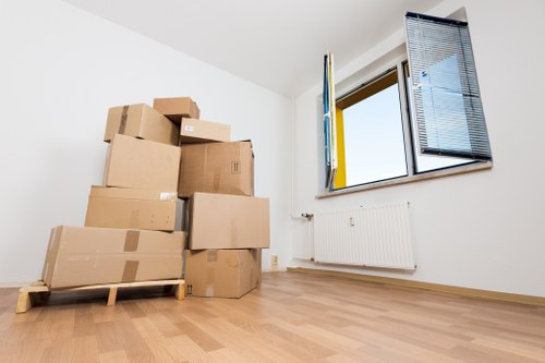 Efficient unpacking services in a new home